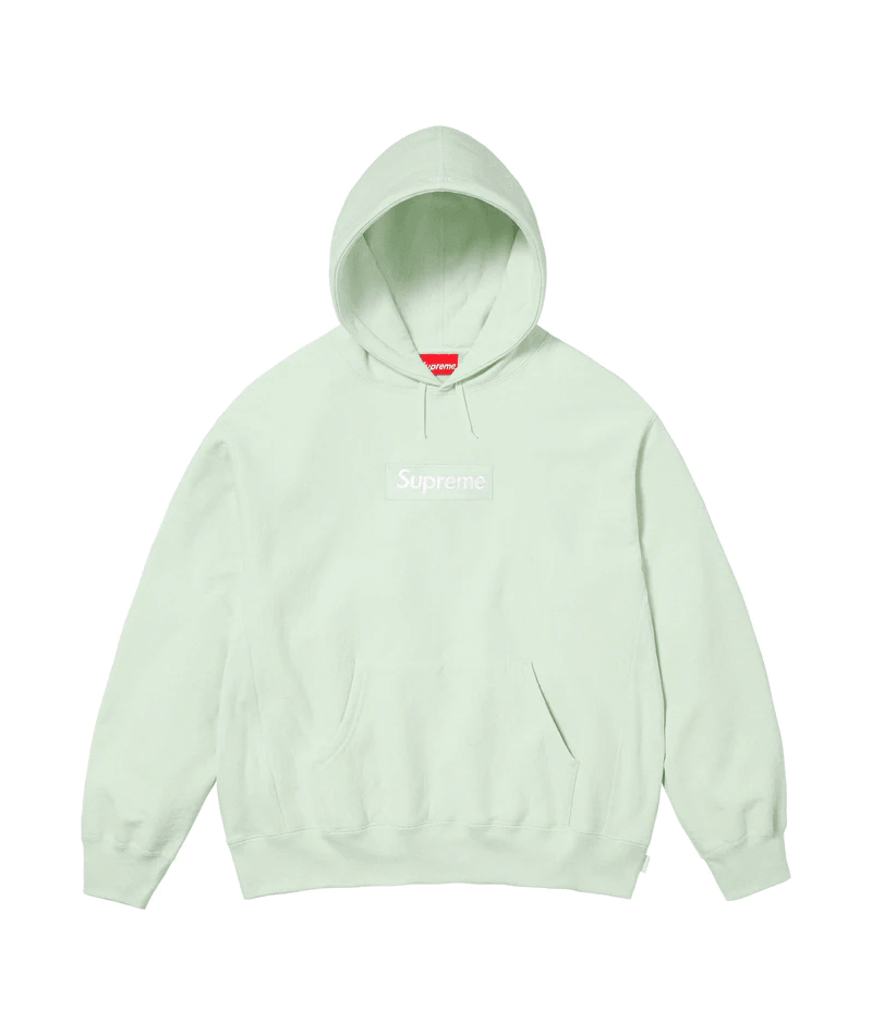 Supreme Box Logo Hoodie Light Green