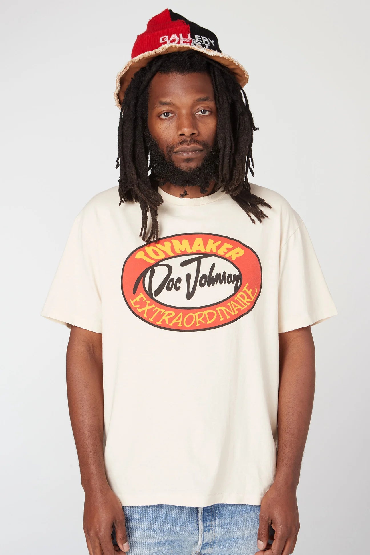 Gallery Dept. Toymaker Doc Johnson Tee Antique White/Cream