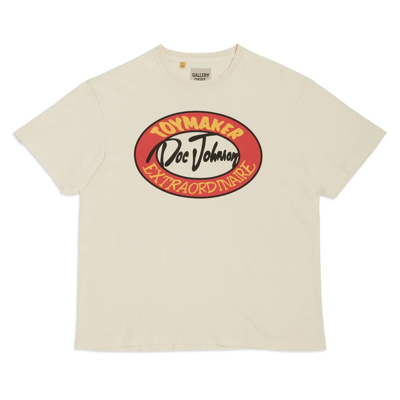 Gallery Dept. Toymaker Doc Johnson Tee Antique White/Cream