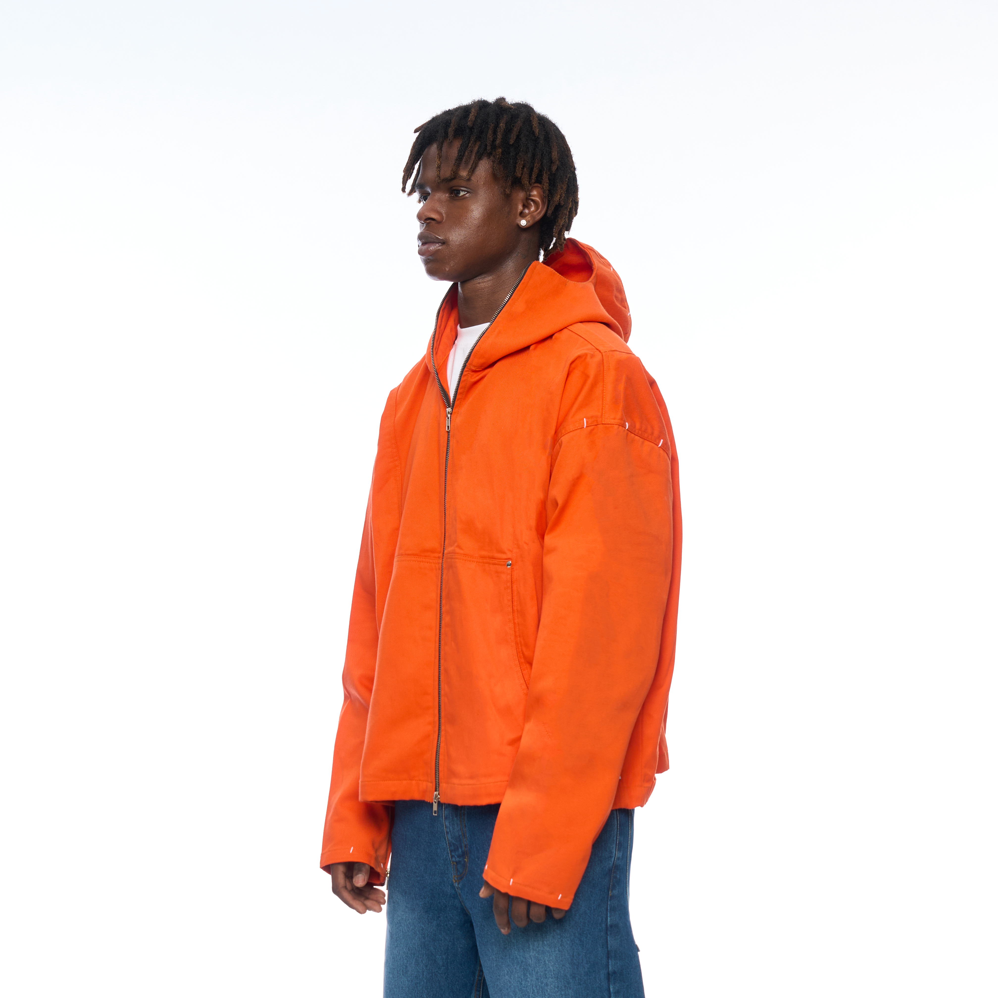 Ninja Denim Jacket Orange