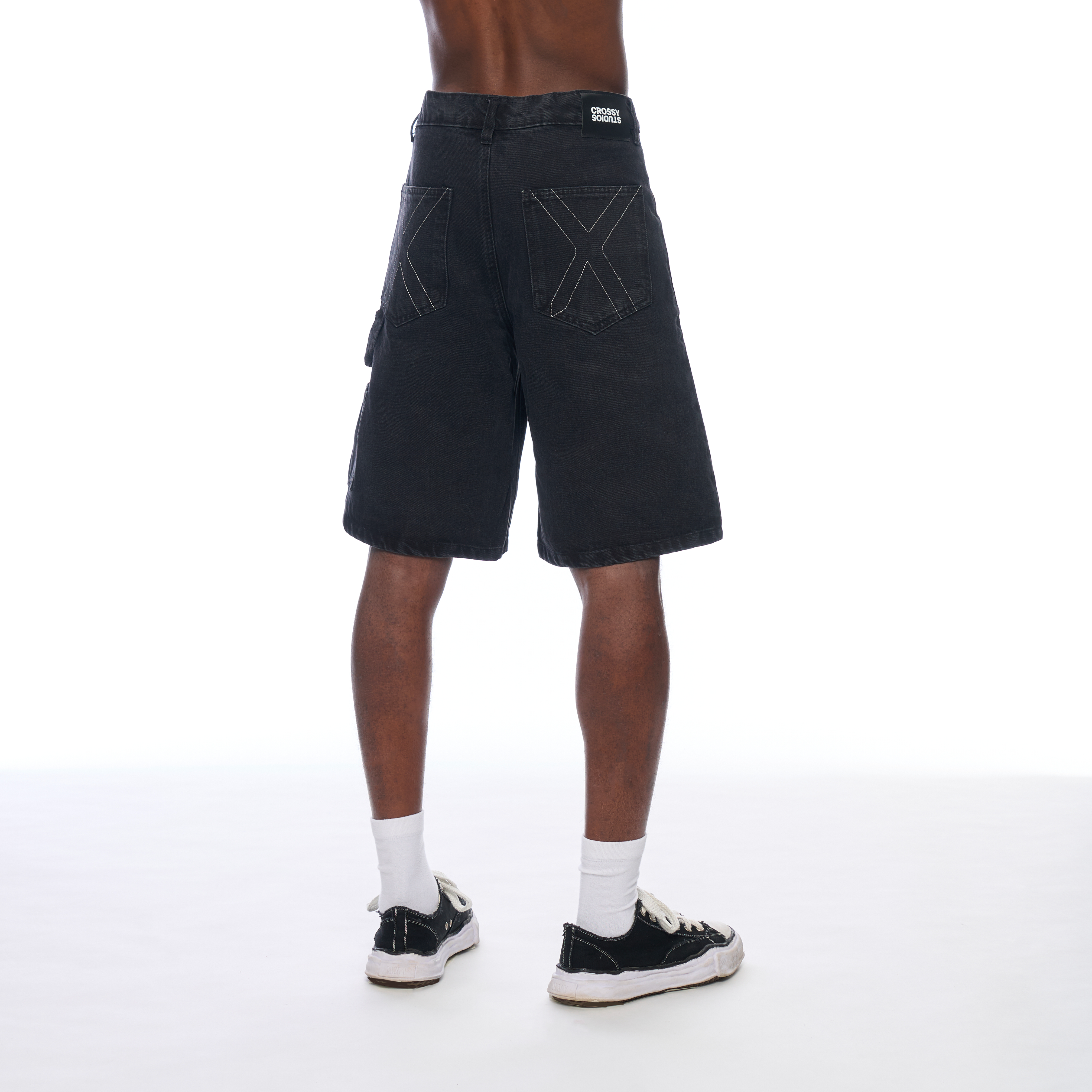 Crossy Studios Black Denim Shorts