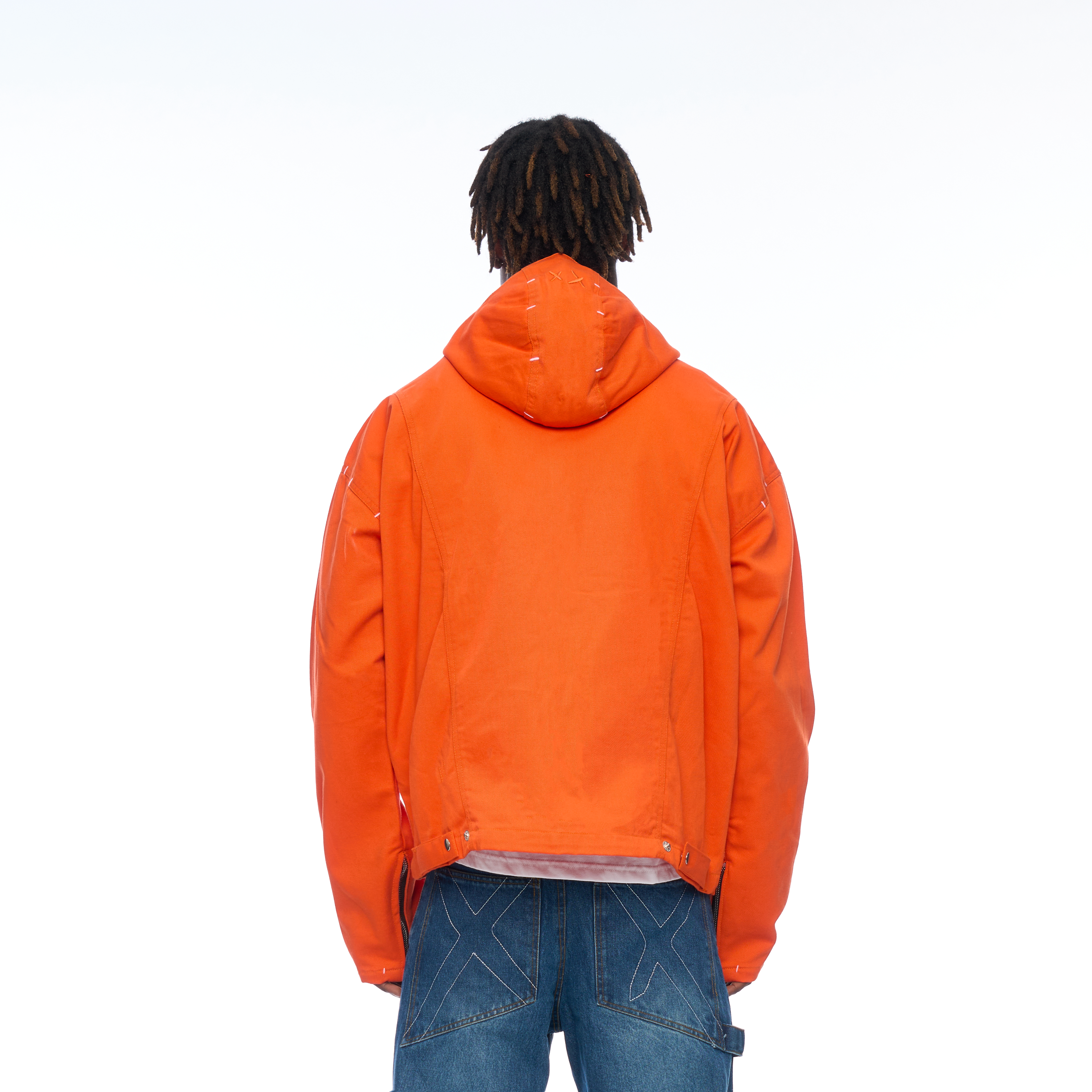 Ninja Denim Jacket Orange