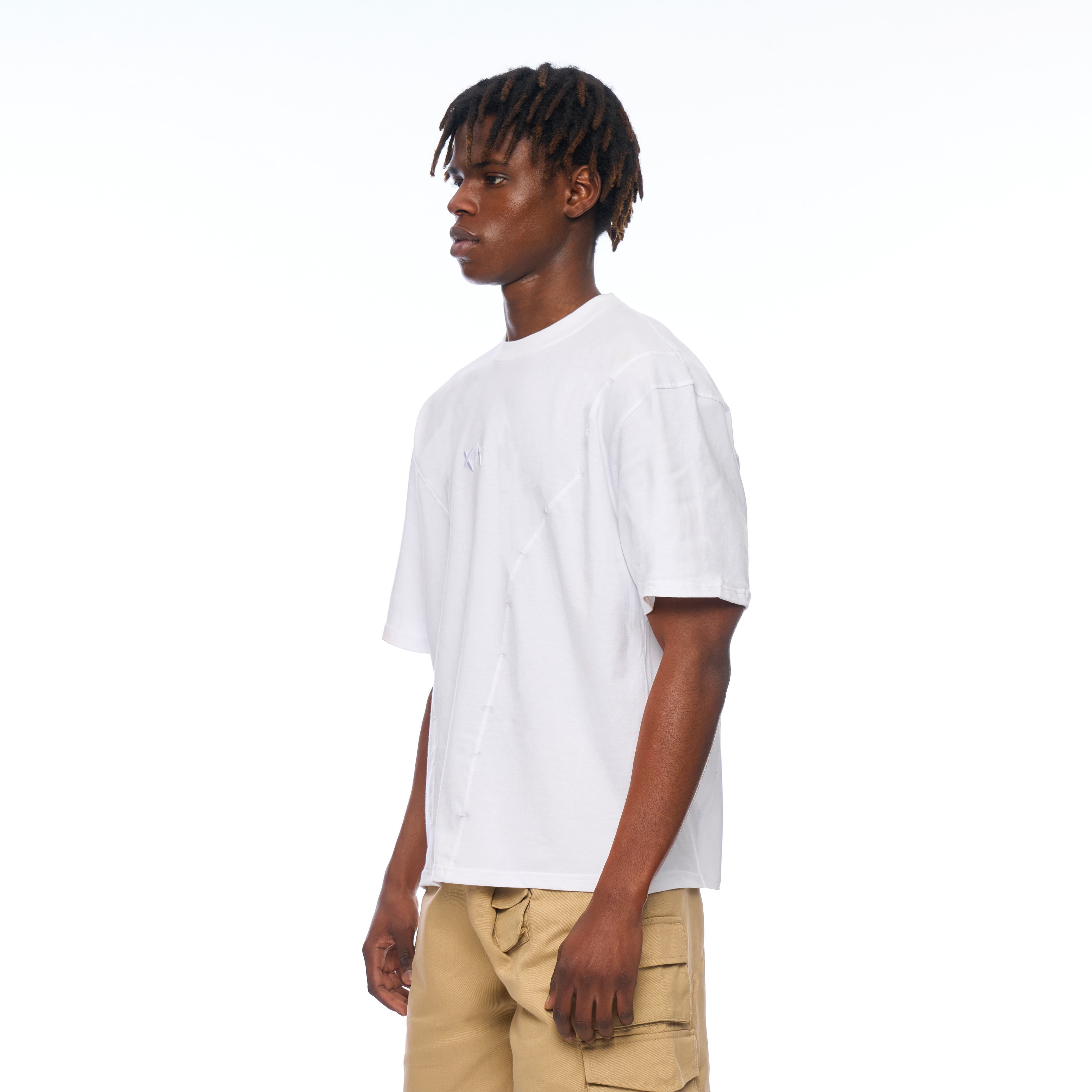 Crossy Studios White Monochrome Tee