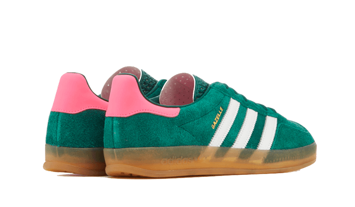Adidas Gazelle Indoor verde collegiale rosa lucido