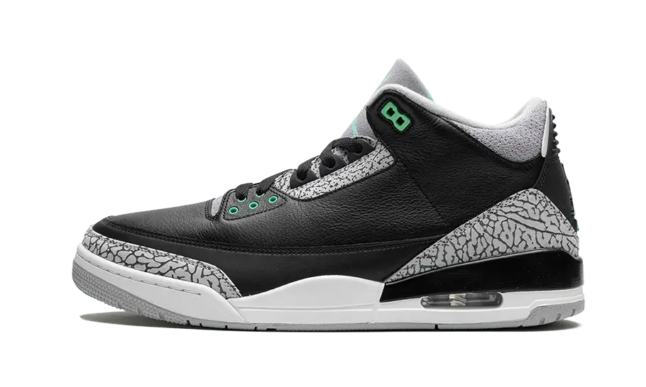 Air Jordan 3 Retro verde fluorescente