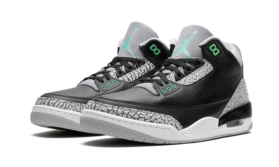 Air Jordan 3 Retro verde fluorescente
