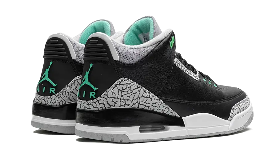 Air Jordan 3 Retro verde fluorescente