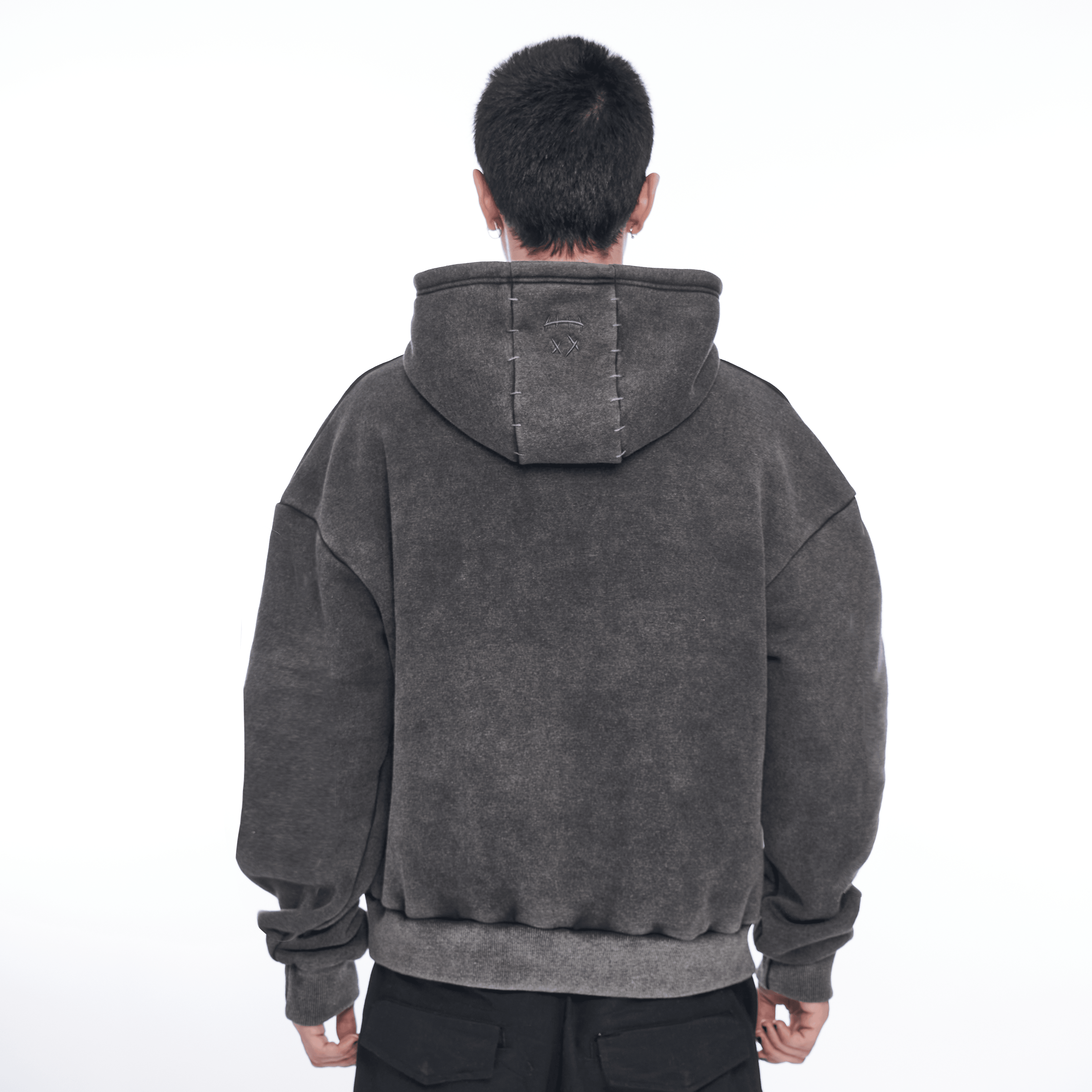 Crossy Studios Brutalist Washed Hoodie - Addtocart®