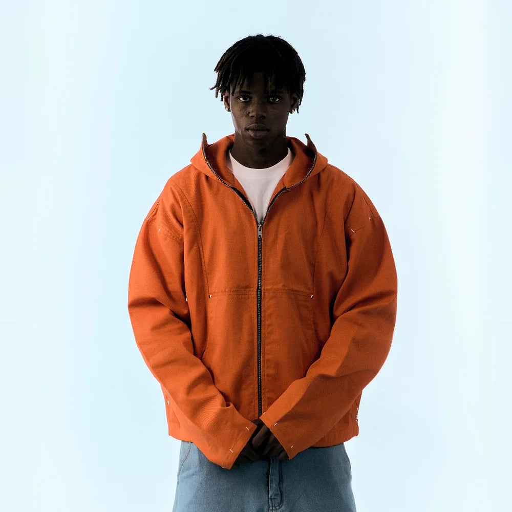 Ninja Denim Jacket Orange