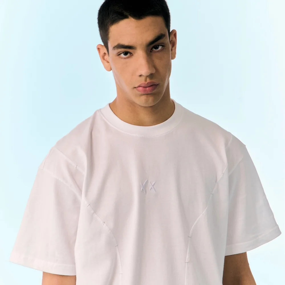 Crossy Studios White Monochrome Tee