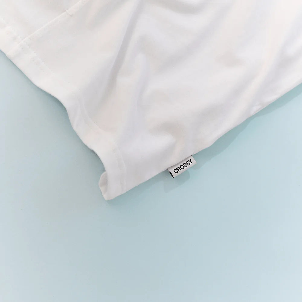 Crossy Studios White Monochrome Tee