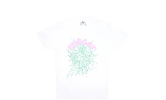 Sp5der OG Web Tee White