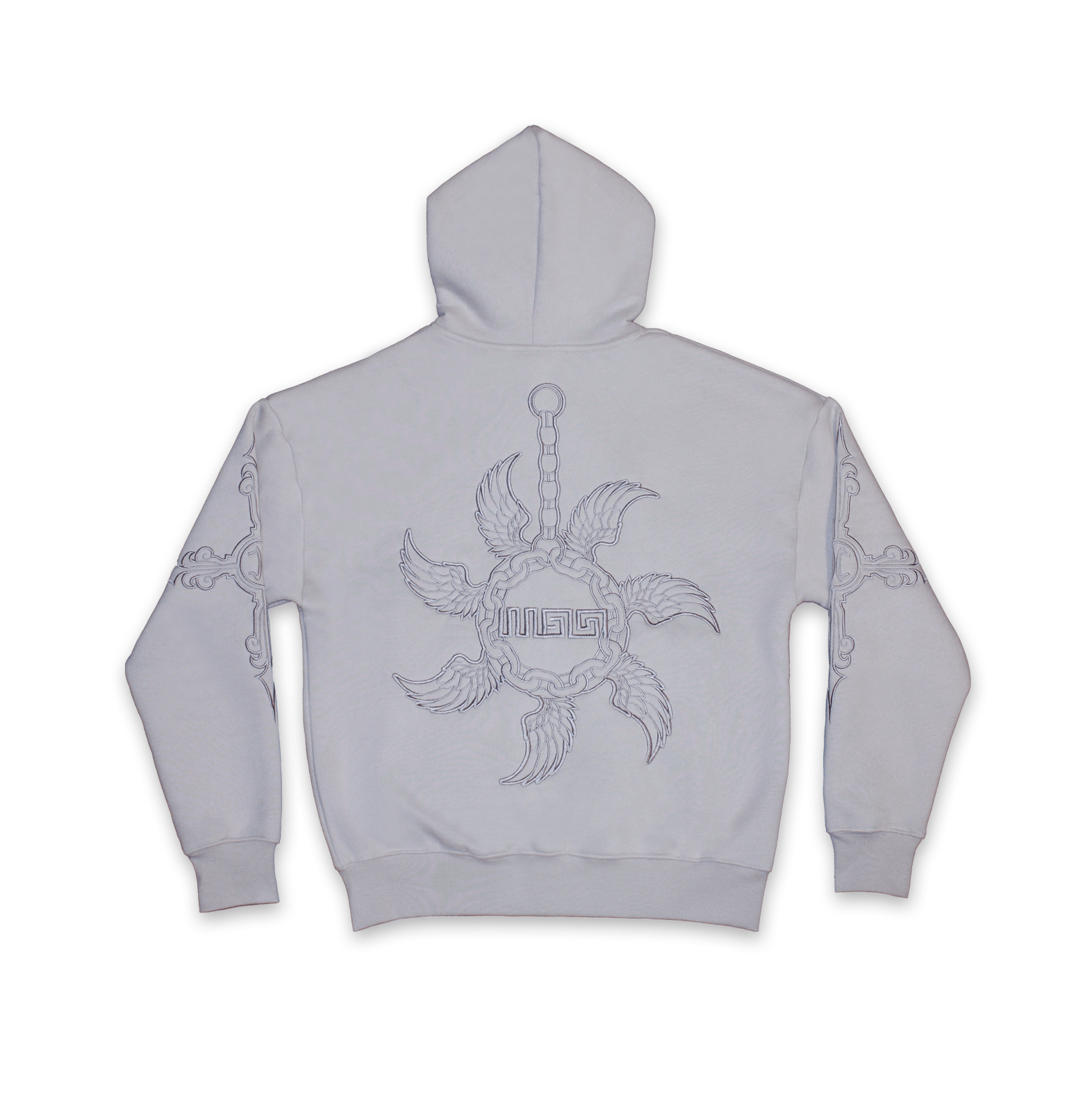 Mon Elysee Unchain Hoodie Ice Grey - Addtocart®