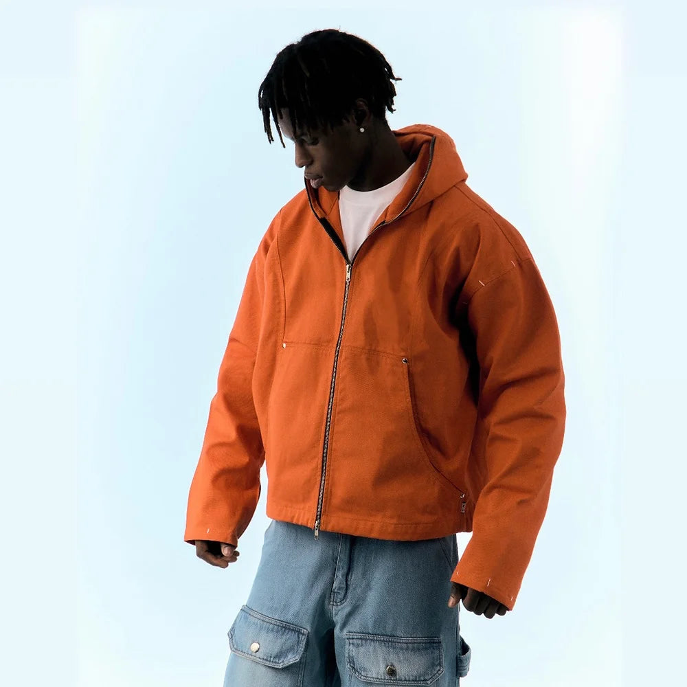 Ninja Denim Jacket Orange