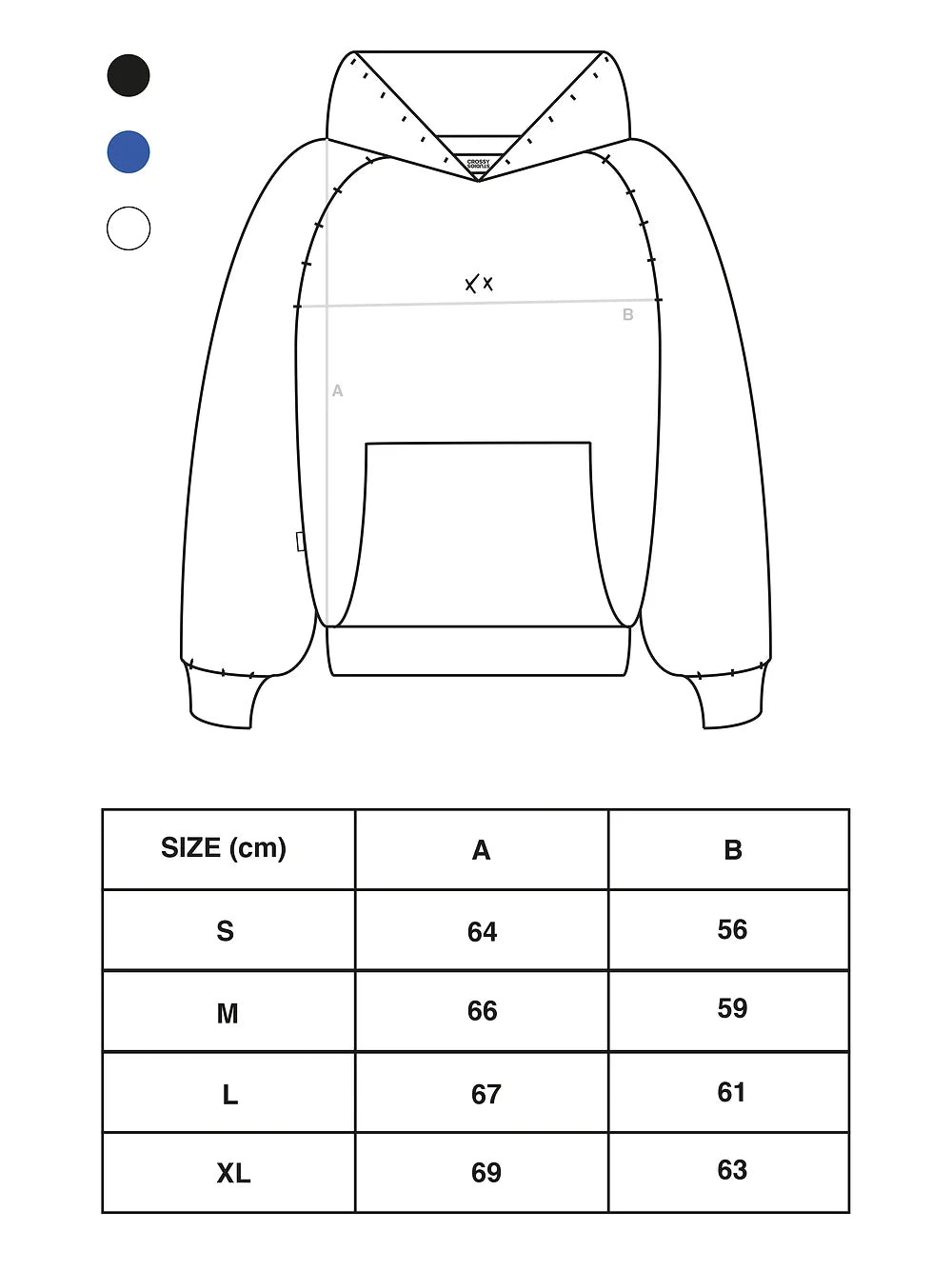 Crossy Studios Icon Hoodie 3.0 White