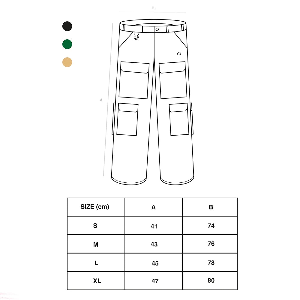 Crossy Studios Utility Cargo Pants Beige