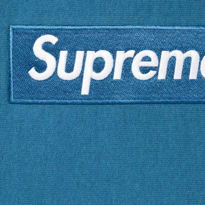 Supreme Box Logo Hoodie Blue - Addtocart®