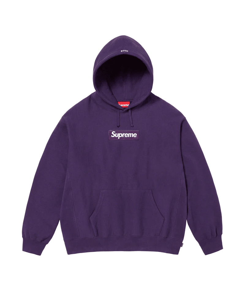 Supreme Box Logo Hoodie Dark Purple - Addtocart®