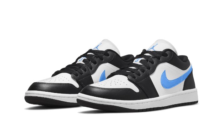 Air Jordan 1 Low Black University Blue White - Addtocart®