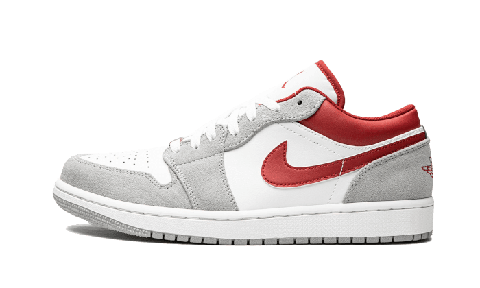 Air Jordan 1 Low SE Light Smoke Grey Gym Red - Addtocart®