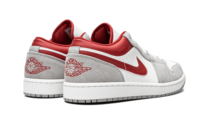 Air Jordan 1 Low SE Light Smoke Grey Gym Red - Addtocart®