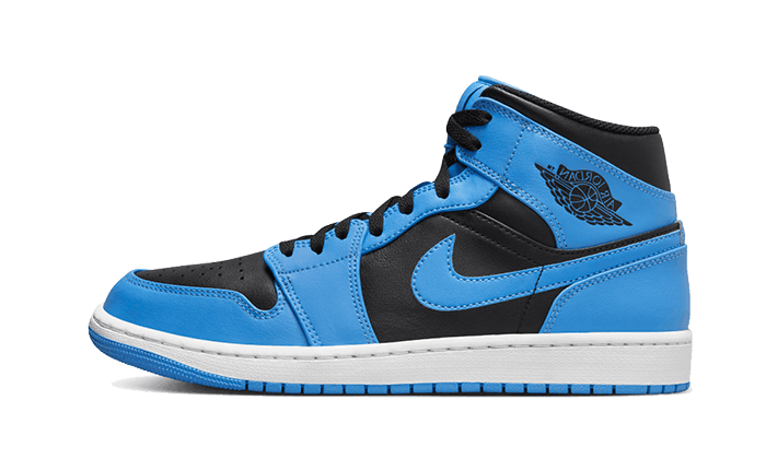 Air Jordan 1 Mid University Blue Black - Addtocart®