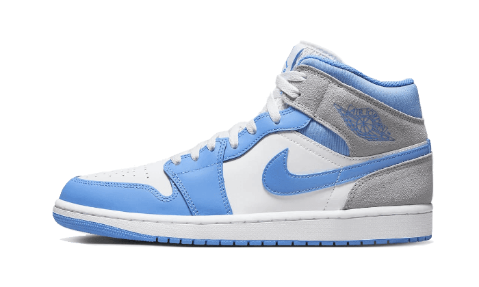 Air Jordan 1 Mid University Blue Grey - Addtocart®