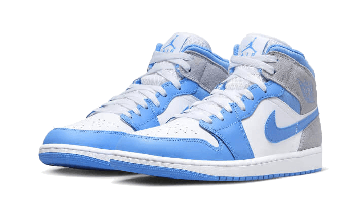 Air Jordan 1 Mid University Blue Grey - Addtocart®