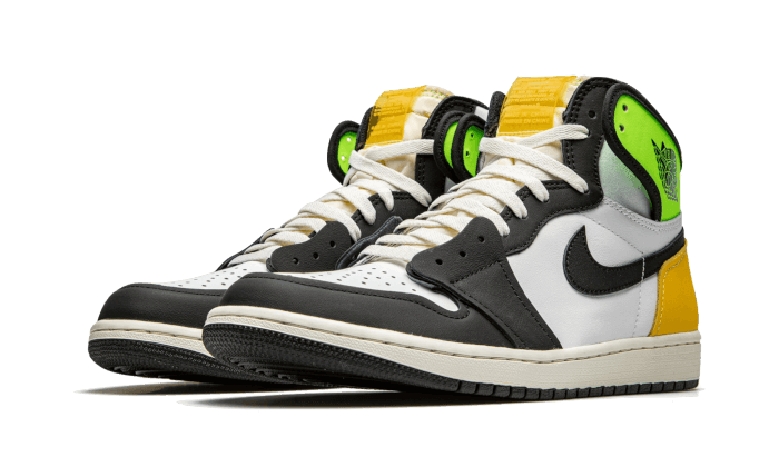 Air Jordan 1 Retro High White Black Volt University Gold - Addtocart®