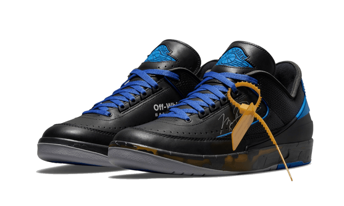 Air Jordan 2 Retro Low SP Off-White Black Blue - Addtocart®