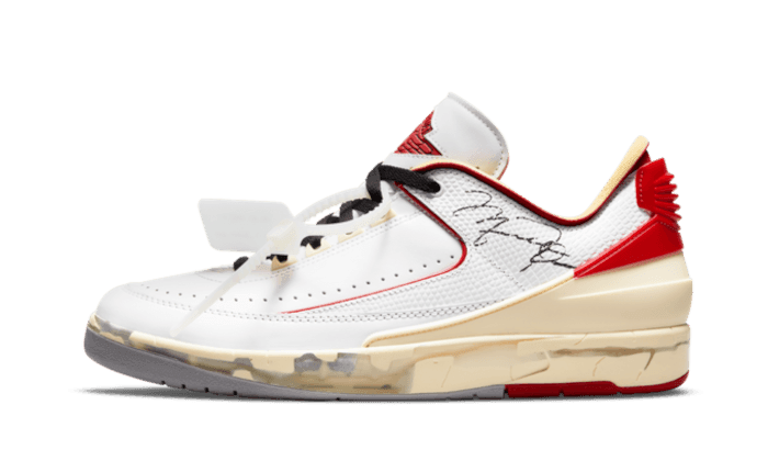 Air Jordan 2 Retro Low SP Off-White White Red - Addtocart®