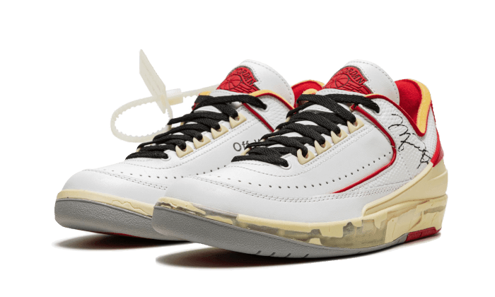 Air Jordan 2 Retro Low SP Off-White White Red - Addtocart®
