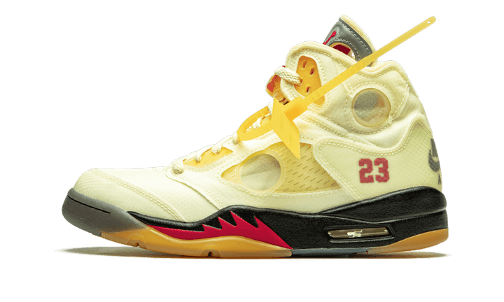 Air Jordan 5 Retro Off-White Sail - Addtocart®