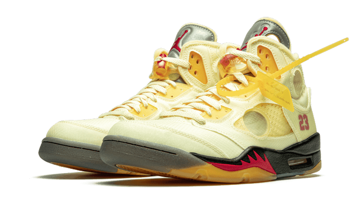 Air Jordan 5 Retro Off-White Sail - Addtocart®