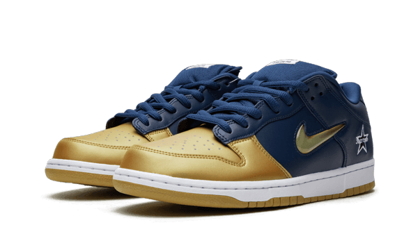Nike SB Dunk Low Supreme Jewel Swoosh Gold - Addtocart®