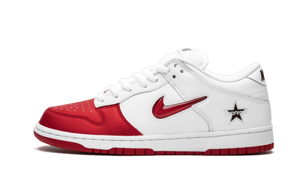 Nike SB Dunk Low Supreme Jewel Swoosh Red - Addtocart®