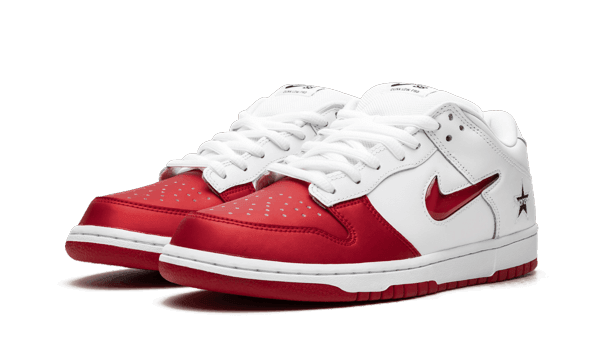 Nike SB Dunk Low Supreme Jewel Swoosh Red - Addtocart®