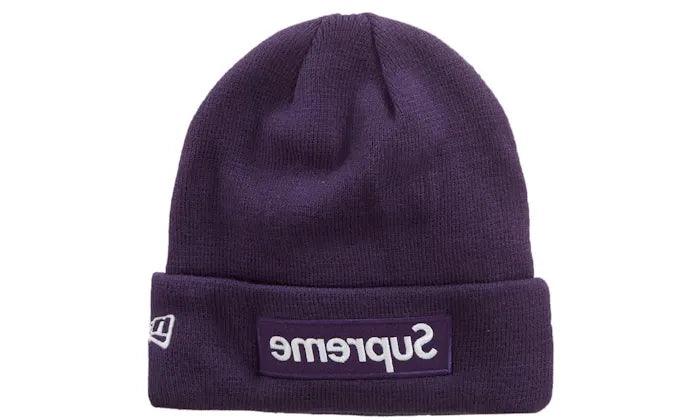 Supreme New Era Box Logo Beanie Dark Purple - Addtocart®