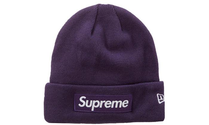 Supreme New Era Box Logo Beanie Dark Purple - Addtocart®