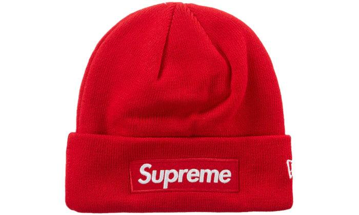 Supreme New Era Box Logo Beanie Red - Addtocart®